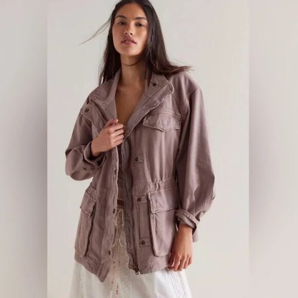 NWOT Free People Arya utility jacket - Picture 1 of 16